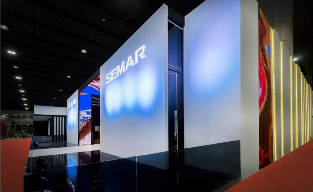 西玛门锁展会侧面图 西玛门锁展会侧面图